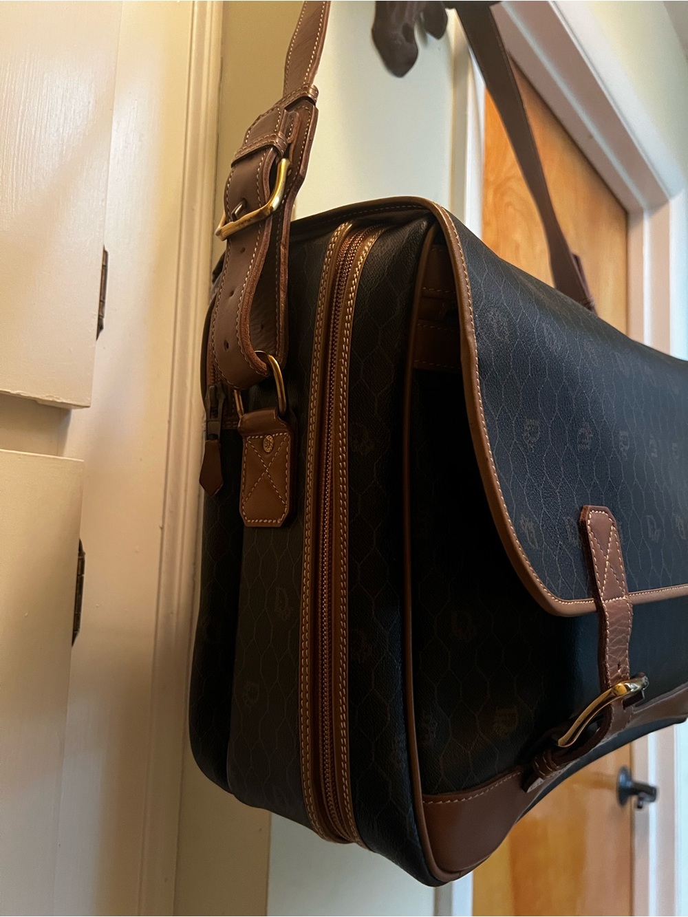 Vintage Christian Dior Travel Luggage Bag RARE - Picture 3 of 17